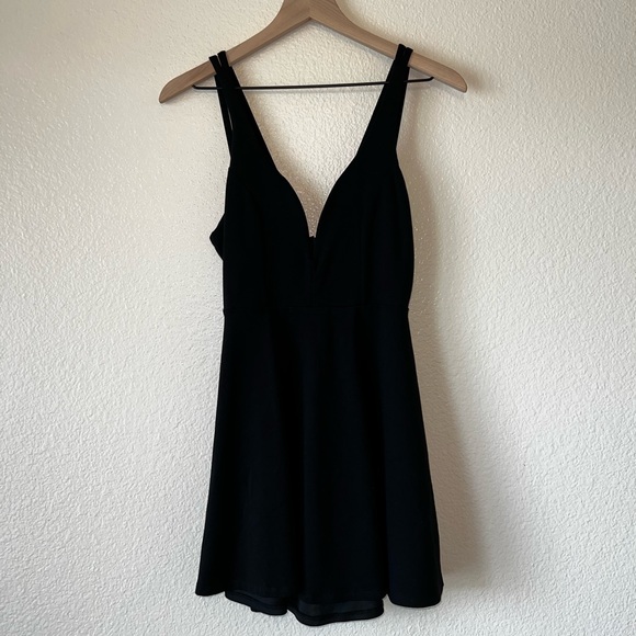 SOLD Lulus Love Galore Black Skater Dress; Size Small - Picture 6 of 12